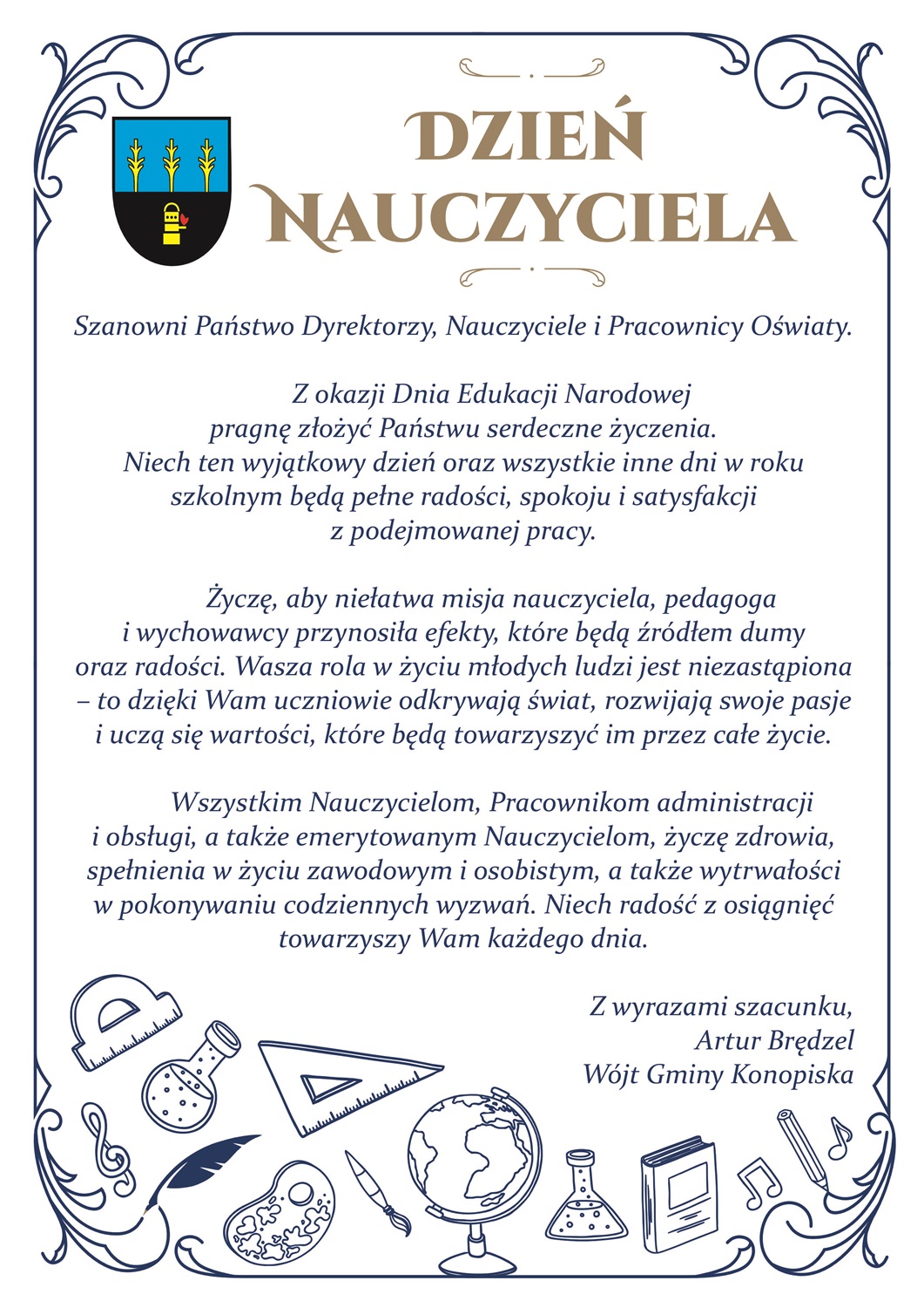 Życzenia na Dzień Nauczyciela