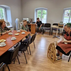 Warsztaty tkackie w Muzeum Regionalnym w Kamienicy Polskiej (15)