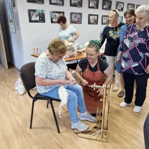 Warsztaty tkackie w Muzeum Regionalnym w Kamienicy Polskiej (4)