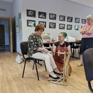 Warsztaty tkackie w Muzeum Regionalnym w Kamienicy Polskiej (6)