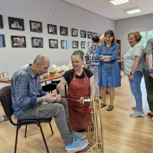 Warsztaty tkackie w Muzeum Regionalnym w Kamienicy Polskiej (7)