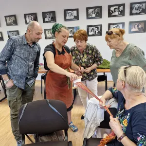 Warsztaty tkackie w Muzeum Regionalnym w Kamienicy Polskiej (11)